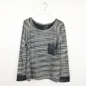 NEW Heather by Bordeaux Long Sleeve Top